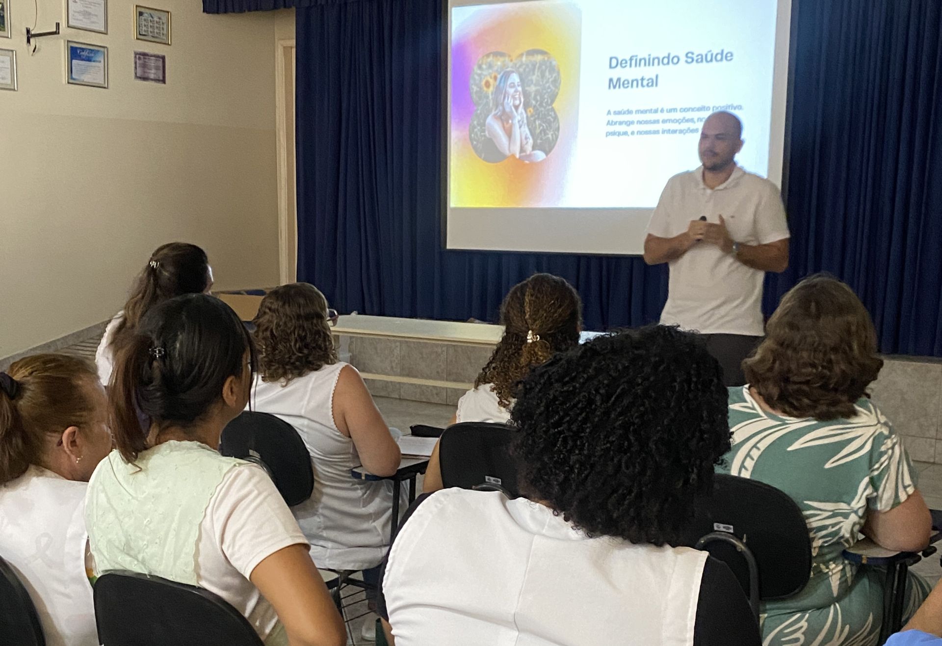 Palestra sobre Setembro Amarelo na Apae Catanduva
